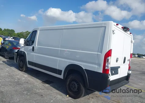 2024 Ram Promaster 1500 Low Roof 136 Wb W/Pass Seat from USA, damaged, VIN 3C6LRVAG3RE112573